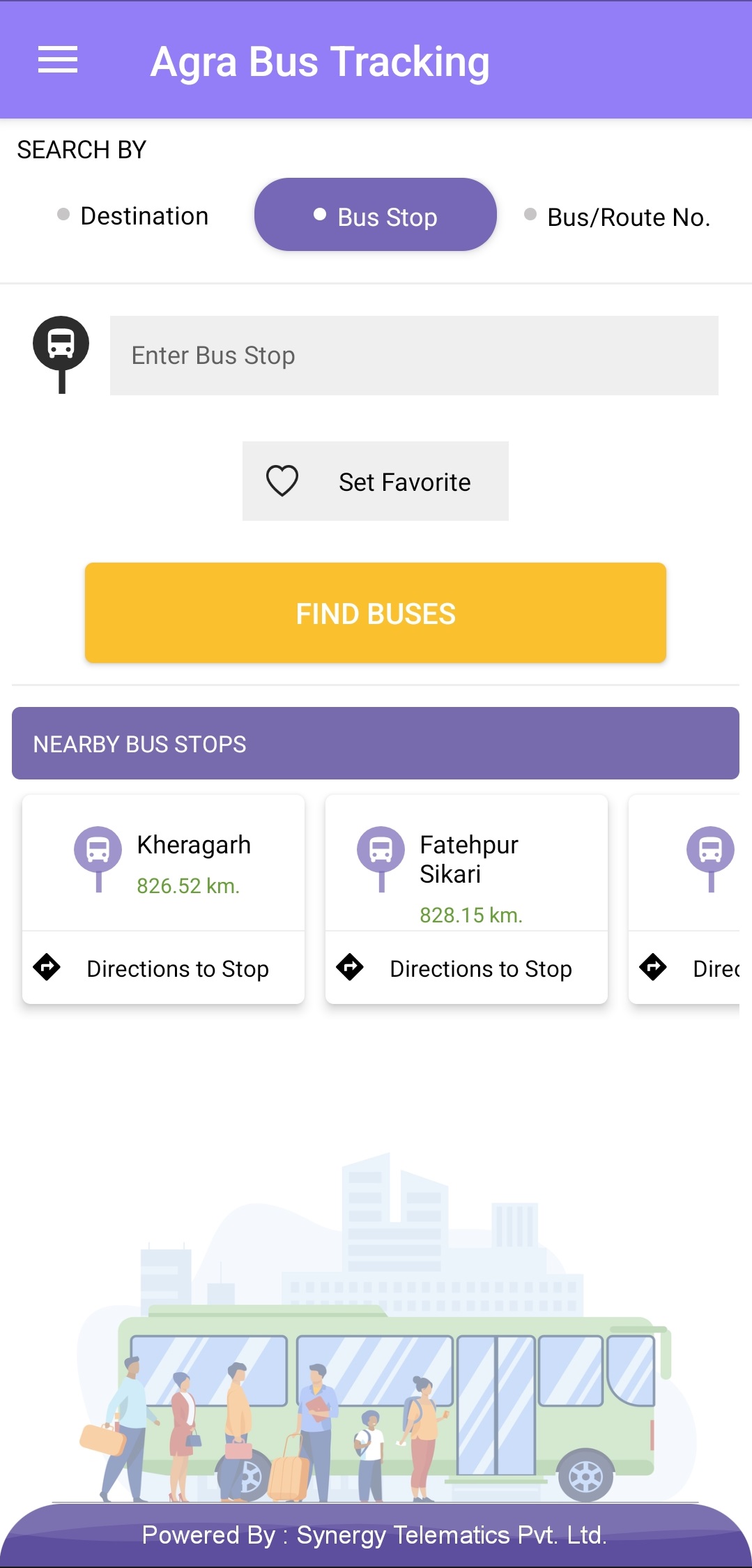 Bus Stop Search